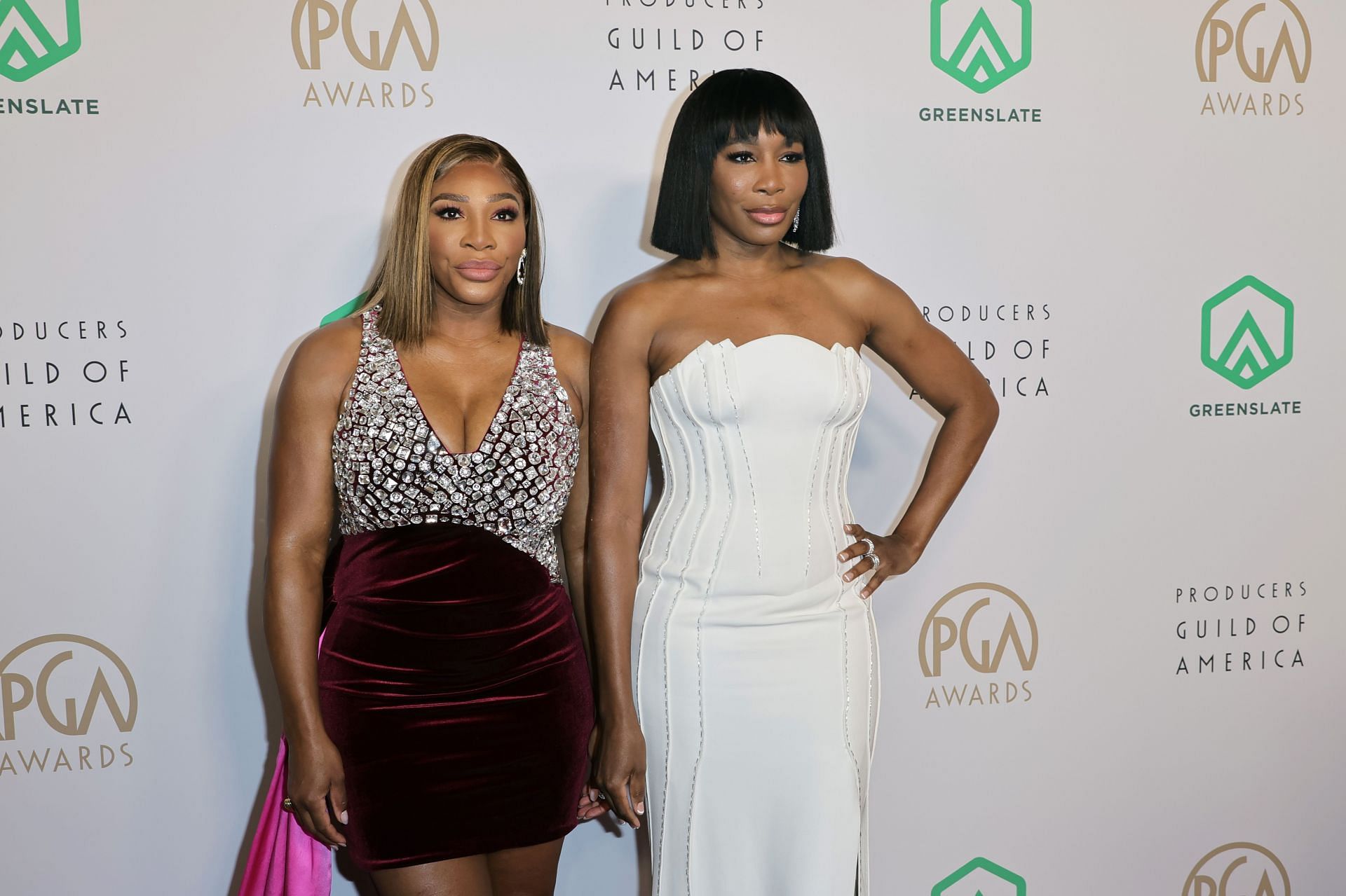 The Williams sisters at the 33rd Annual Producers Guild Awards - Arrivals - (Source: Getty)